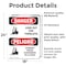 Signmission Look Out For Forklifts Bilingual, Vinyl Decal, 24 in x 18 in OS-2PACK-DS-D-1824-VS-1440 - alternate 2